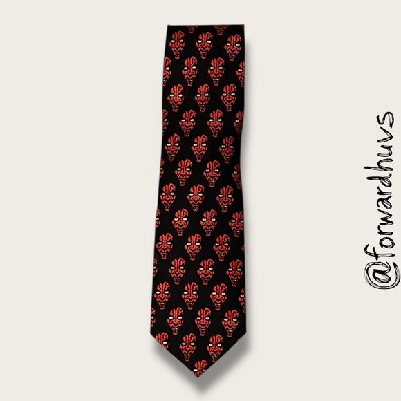 Star Wars Darth Maul Pattern Ties Neck Tie - Picture 4 of 9